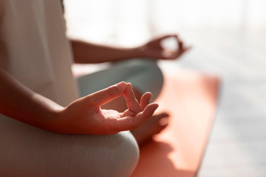 zahngesundheit Meditation